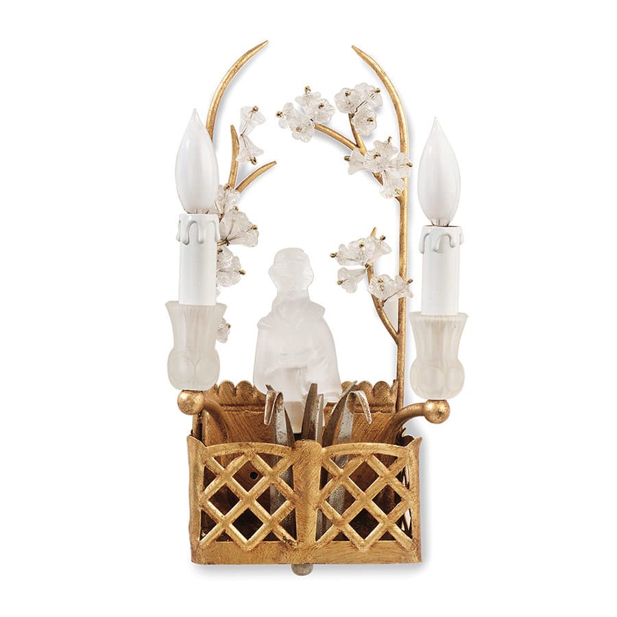 Chinoiserie Basker Sconces