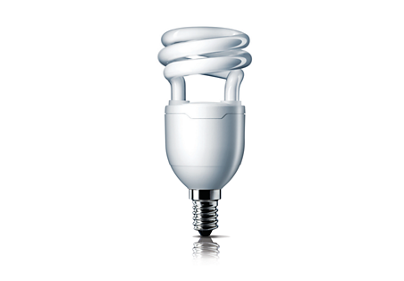 Tornado Mini Compact Fluorescent Spiral Bulb 