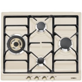 60cm, Gas Hob, Cortina, Cream, Old Brass Finishing