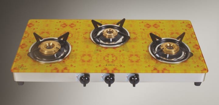 773 CT Vetro Digital Yellow Glass Cooktop