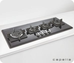 BHC Cuatro Crystal 120cm Glass Gas Hob