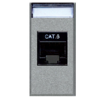 RJ 45 Information outlet Cat 6-Allumia