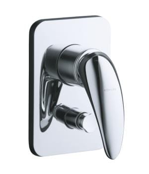 Eolia Recessed Bath And Shower Faucet Trim With Lever Handle And Diverter Button