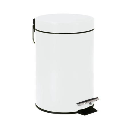 Cosmetic Pedal Bin White 