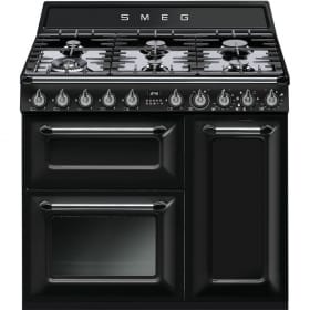 TR93BL Cooker, 90x60 Cm, Victoria, Black, Gas Hobs, Energy Rating Ab