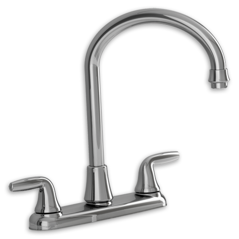 Wesley 2-Handle High-Arc Kitchen Faucet