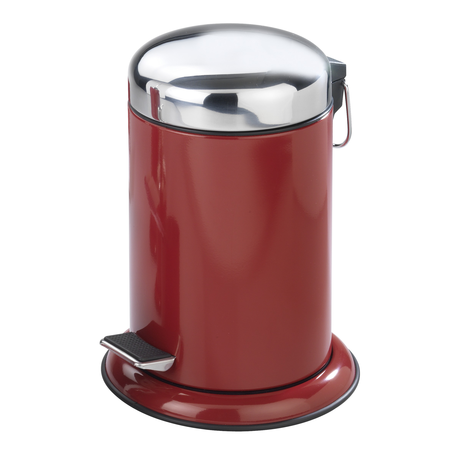 Cosmetic Pedal Bin Retoro Dark Red 