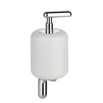 Wall-Mounted Soap Dispenser With White Gres Glass