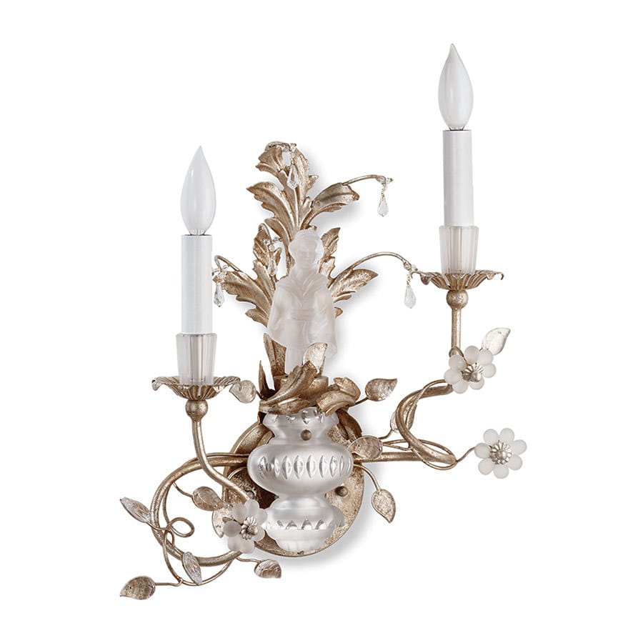 Crystal Chinoiserie Sconces