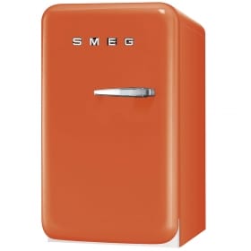 Single Door Refrigerator, Orange, 50's Retro Style FAB5LO1