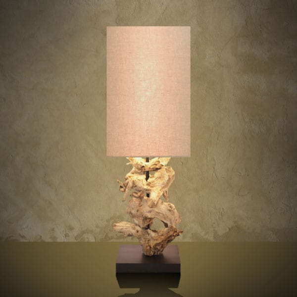 Pure Oragon Wooden Table Lamp