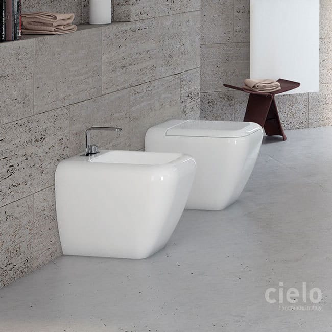 Back to Wall Wc and Bidet White