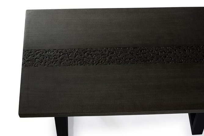 Antwerp Rectangular Coffee Table In Lava Colour