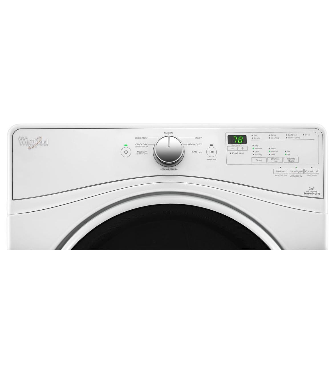 7.4 cu. ft. Electric Dryer with Quick Dry Cycle   5.0