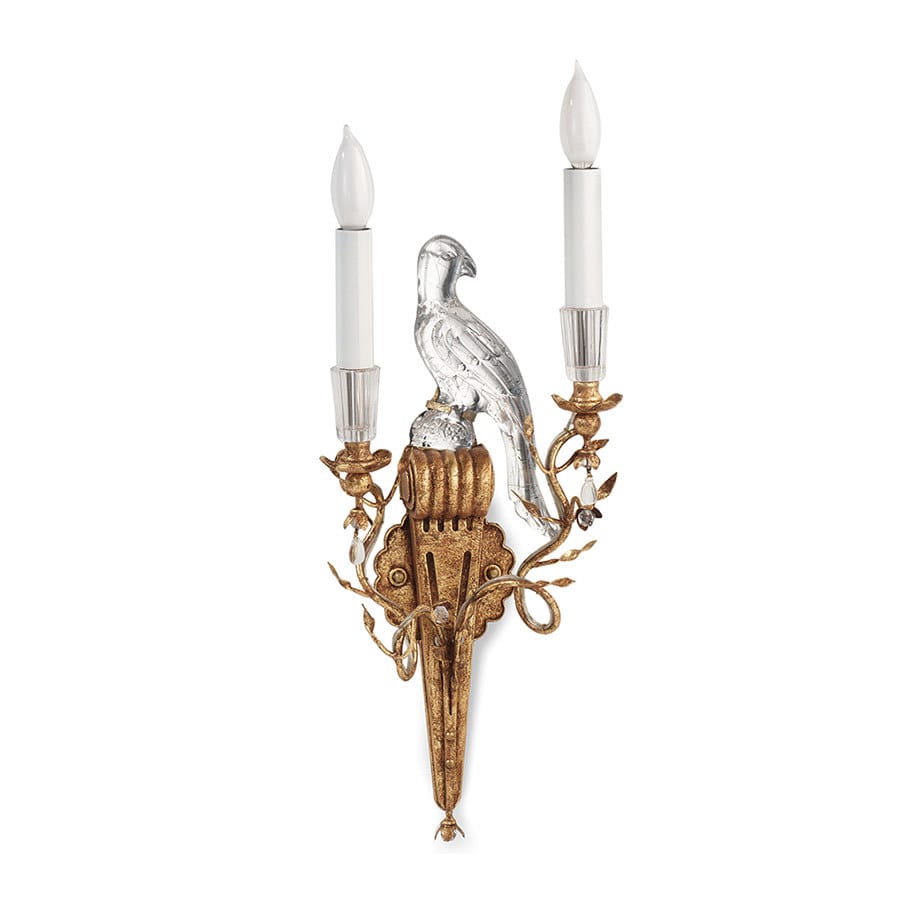 Crystal Bird Sconces