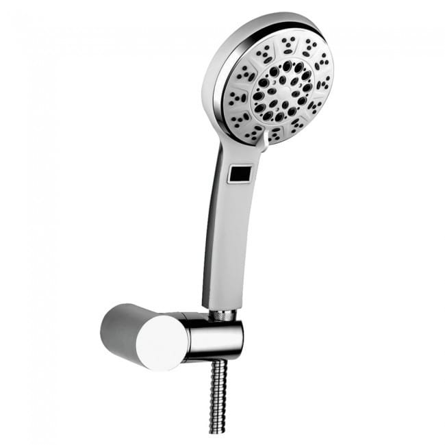  5 Flow Hand Shower(Abs) With Digital Display, Tube And Hook 