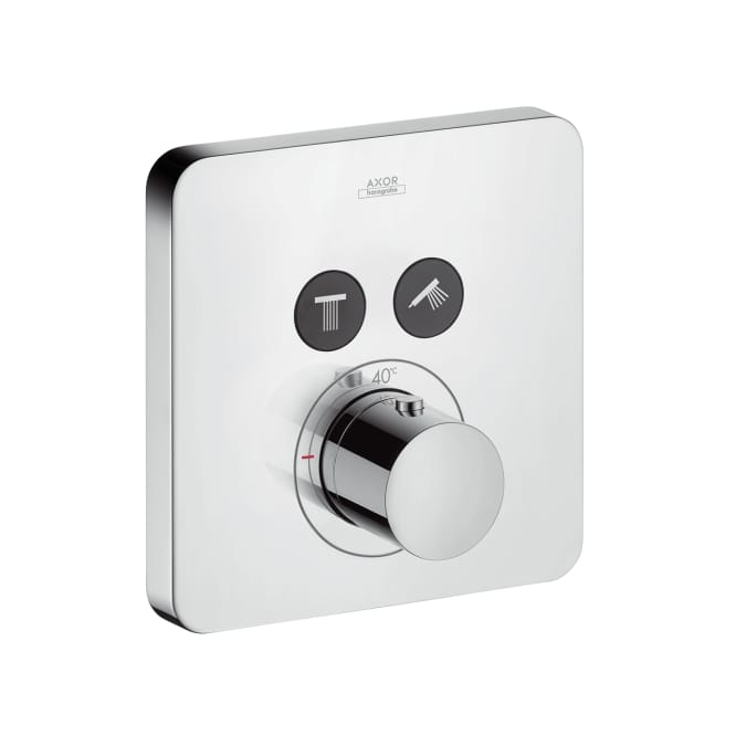 Soft Thermostatic Mixer for Concealed Installation for 2 Outlets