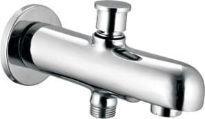 Spout with telephonic shower arrangement