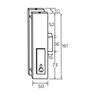 Centre Patch Lock