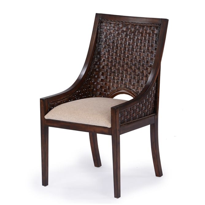 Florence Din Chair Wood+Rattan Peel Na