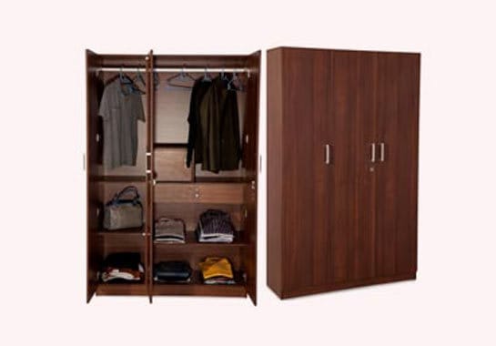 Reegan 3 Door Wardrobe Without Mirror