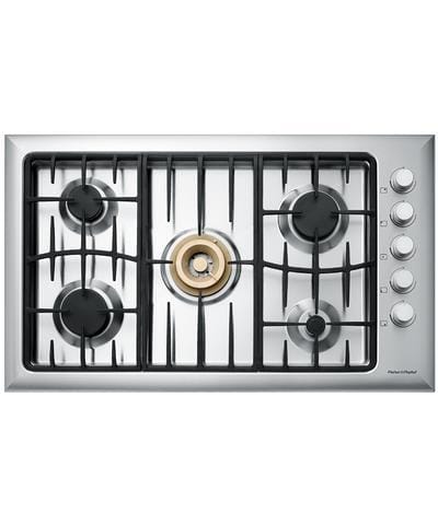 90cm Gas on Steel Cooktop