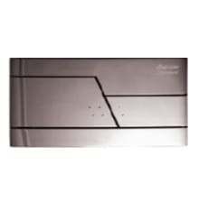 Step Square Flush Plate - Chrome Finish