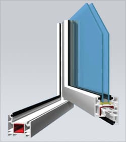 AD58 Casement window (Inward open able)