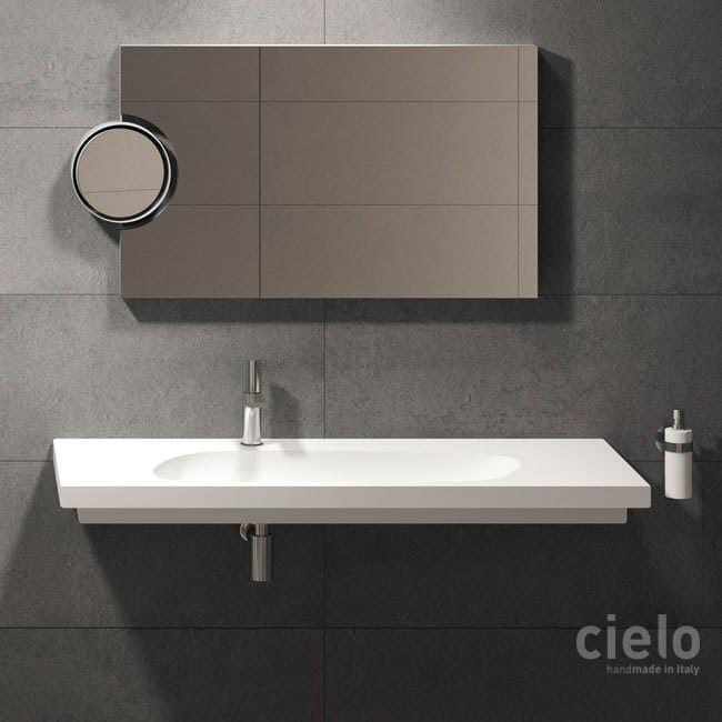 Cubika wall-hung 120 washbasin White