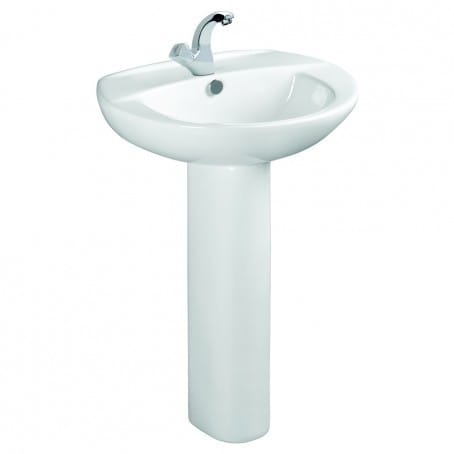 Abita Wall Hung Wash Basin with Full Pedestal