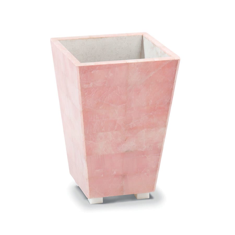 Semiprecious Flared Wastebasket