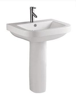 VZ080/VZ080B - Wash Basin with Full Pedestal