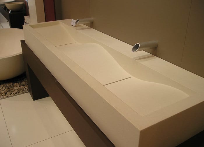 Wave Double Stone Vanity