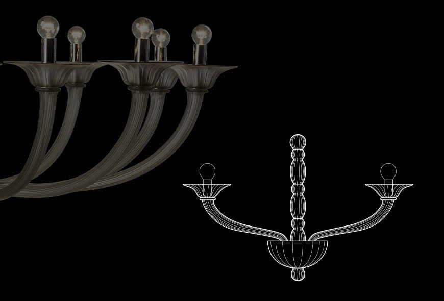 Alioth 2 lights sconce