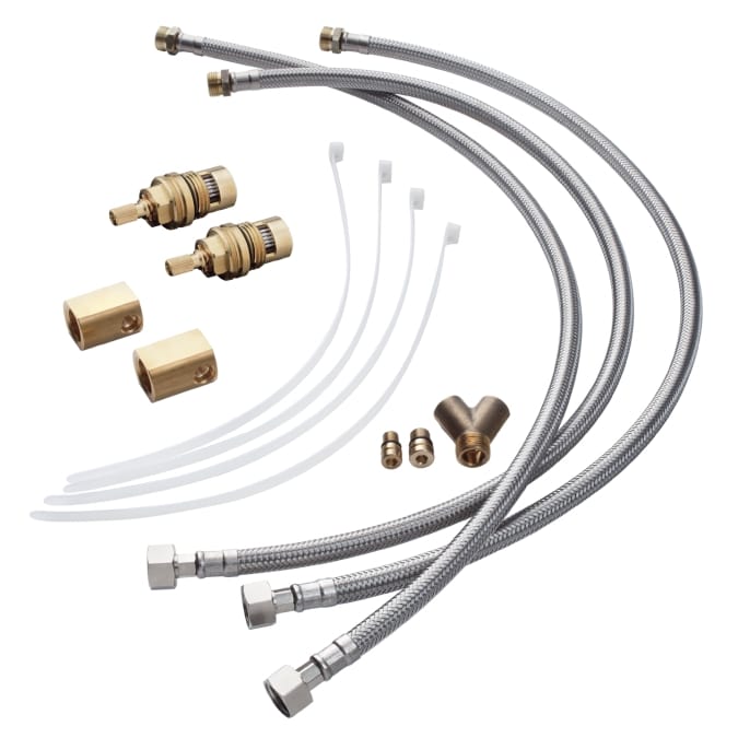 Hose Extension Set for 3-Hole Basin Mixer