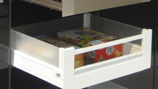 Profile Drawer System 176 with glass