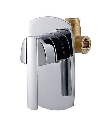 Concealed shower mixer - One way - Complete