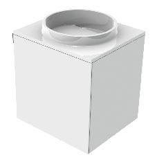 Guests Vanity unit (mineral composite) 450 mm