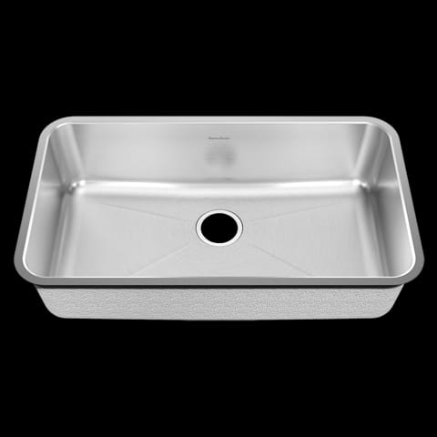 Stainless Steel Undermount 32-3/4 Inch by 18-3/4 Inch 1-Bowl Kitchen Sink