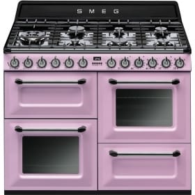 TR4110RO Cooker, 110x60 Cm, Victoria, Pink, Gas Hobs, Energy Rating A