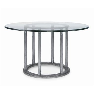 Cornet Dining Table With 60 Round Glass Top