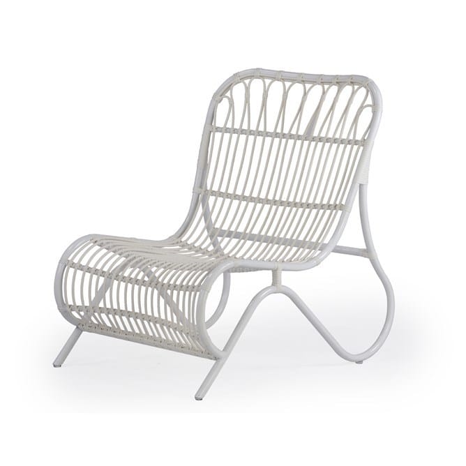 Jenson Outdoor Occasional Chair In White