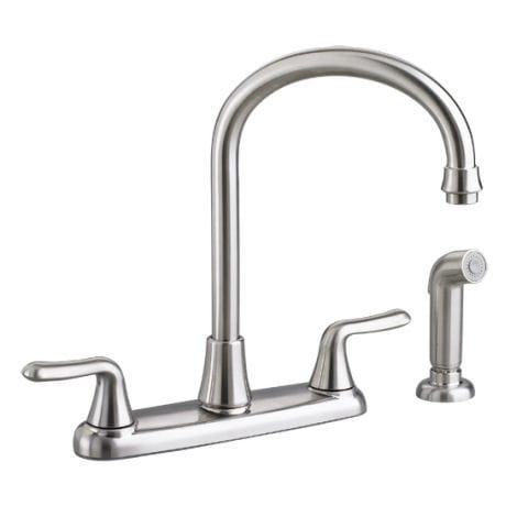 Colony Soft 2-Handle High-Arc Kitchen Faucet with Separate Side Spray