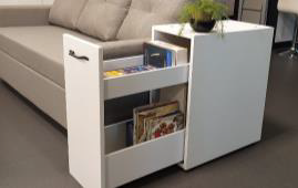 Slim Pull-Out - set of side panels 90mm (top shelf) & 172mm (bottom shelf) with slides