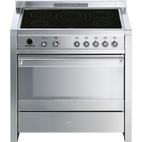 CS19ID-7 Cooker, 90x60 Cm, Opera, Stainless Steel,Induction Hobs,Energy Rating B