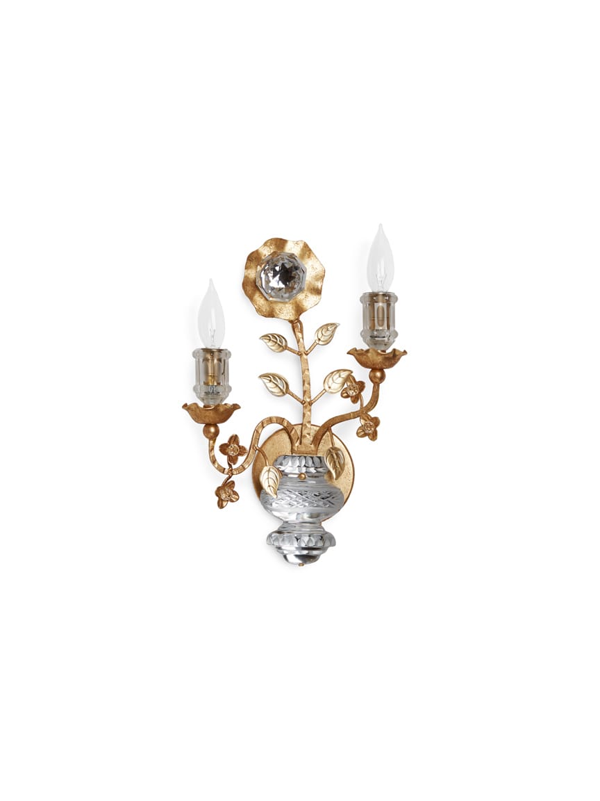  Crystal Sunflower Sconce - Right