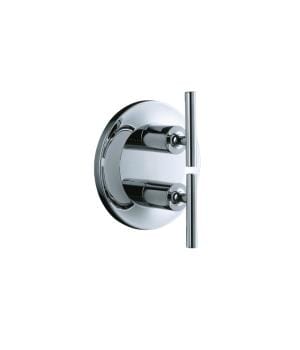 Purist Recessed Dual Handle Thermostatic Bath And Shower Trim With Lever Handle In Polished Chrome(Order Showerhead And Spout Separately)