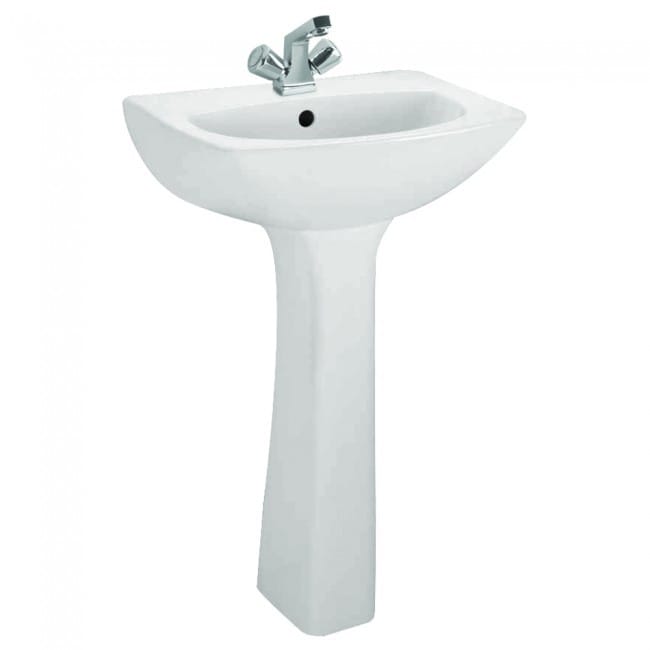 Aspire Wall Hung Wash Basin with Full Pedestal