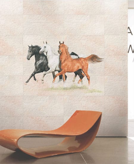 Rustico Horse Bathroom Wall Tiles