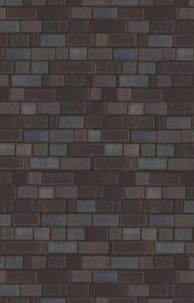 926 SK Dark Walnut Virgo Croma 8 ft x 4 ft Stylo Bricks Finish Decorative Laminate - 1 mm